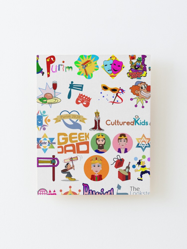 Alternate view of Purim Mounted Print