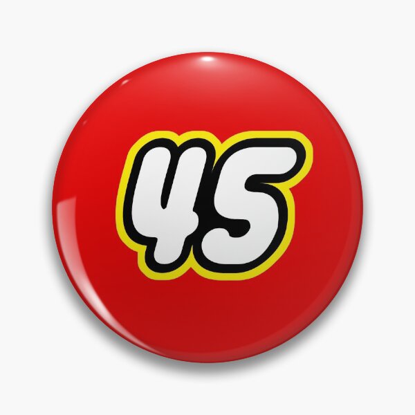 Item preview, Number 45 - retro kids bricks for birthday designed and sold by Urosek.