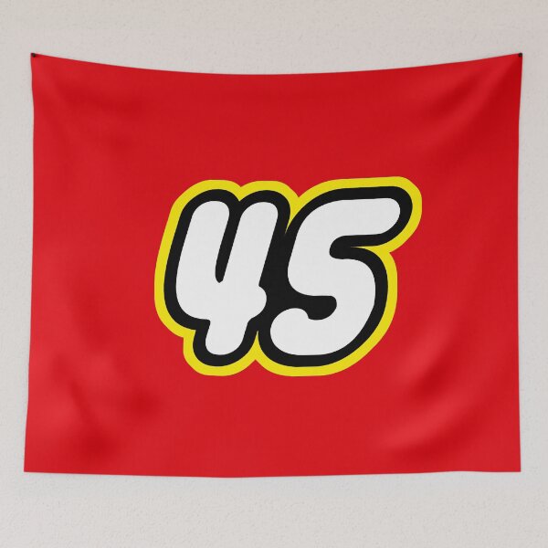 Item preview, Number 45 - retro kids bricks for birthday designed and sold by Urosek.