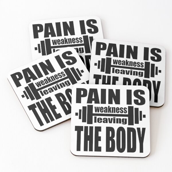Item preview, Pain is Weakness Leaving the Body designed and sold by mandarinolive.