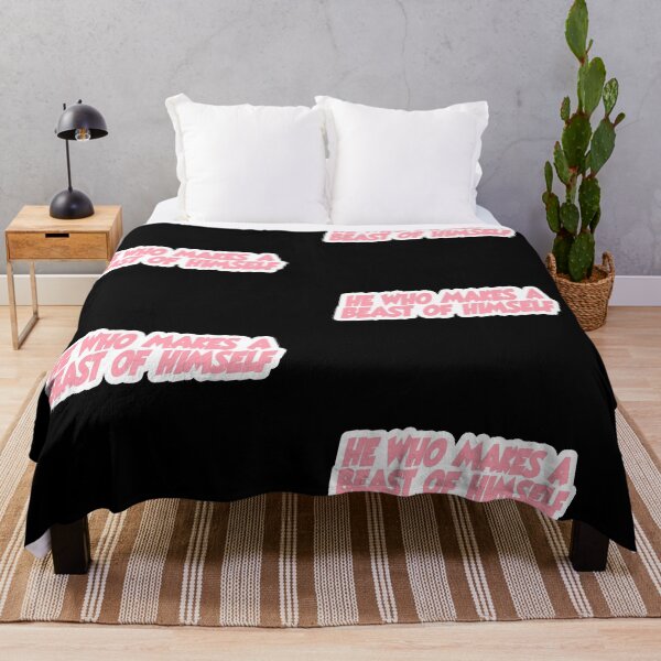 Item preview, he who makes a beast of himself Popular Meme Speech colour designed and sold by mekx.