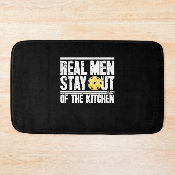 Item preview, Real men stay out of the kitchen pickleball designed and sold by Captain Mood.