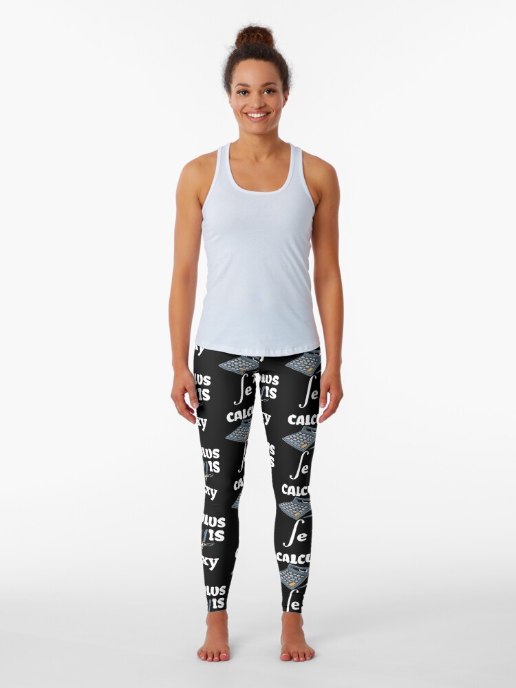 Math Nerd Leggings, Science Geek Leggings, Yoga Pants, Calculus