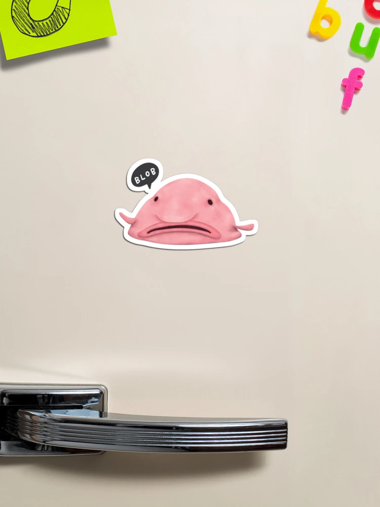 Blobfish Blob Face Sea Animal Pink Gift Idea - Blobfish - Magnet