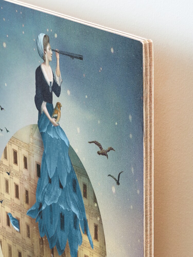 Alternate view of digital collage Mounted Print