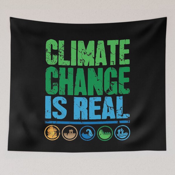 Item preview, Climate change is real global warming designed and sold by Captain Mood.