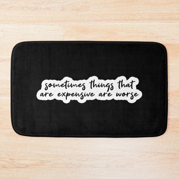 Item preview, sometimes things that are expensive are worse Popular Meme Speech black designed and sold by mekx.