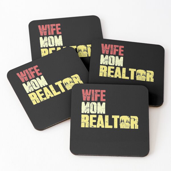 Item preview, Wife Mom Realtor designed and sold by Captain Mood.