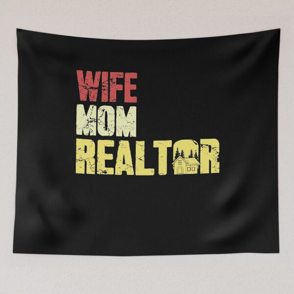 Item preview, Wife Mom Realtor designed and sold by Captain Mood.
