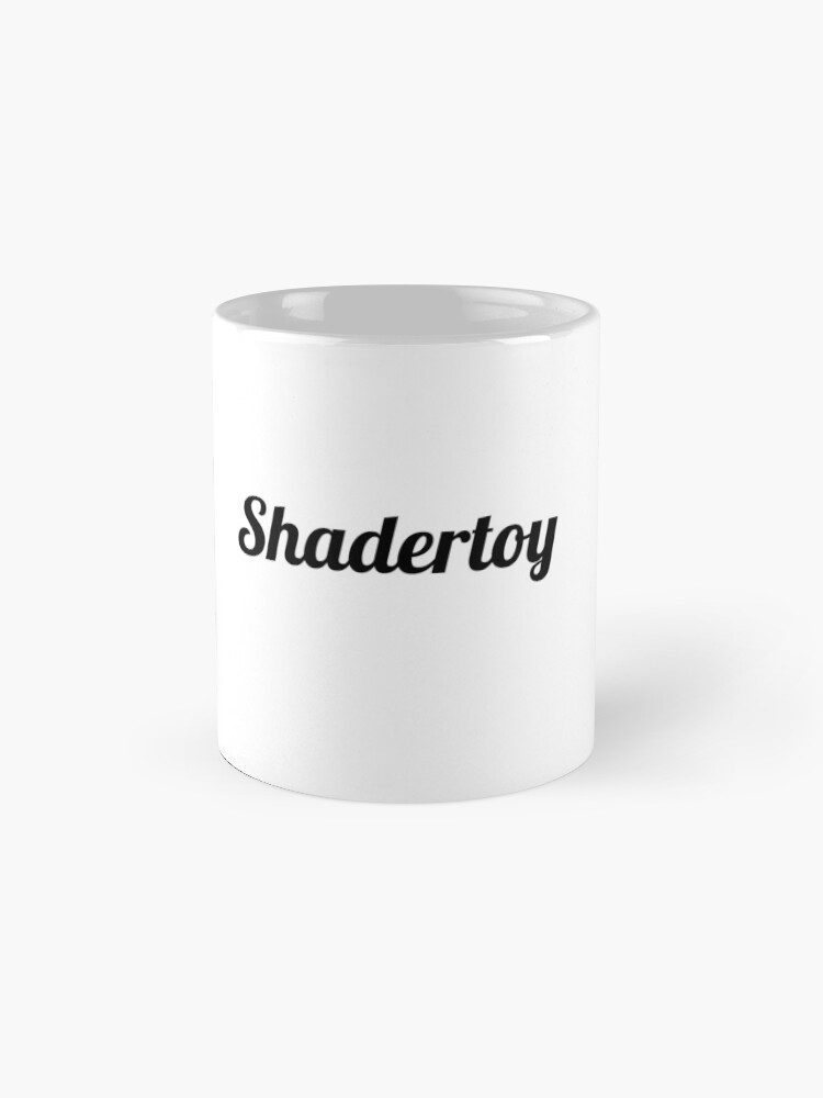 Alternate view of Shadertoy "vec3 col=(1.0,1.0,1.0);" Coffee Mug