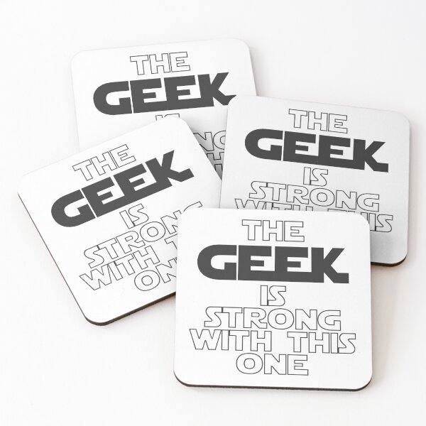 Item preview, The Geek Is Strong With This One designed and sold by overstyle.