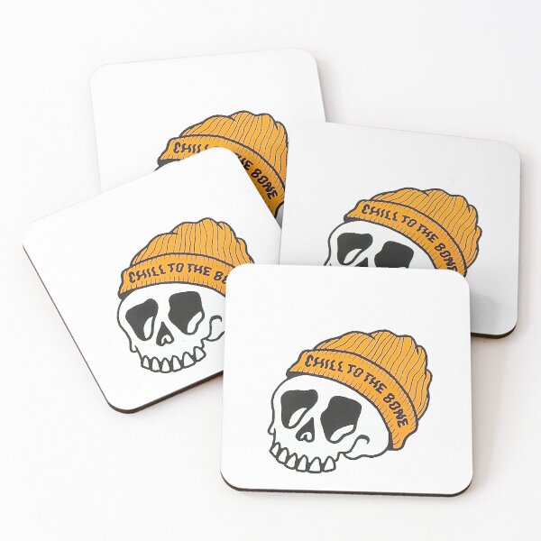 Item preview, Chill to the Bone Skate Stoner Art designed and sold by mandarinolive.
