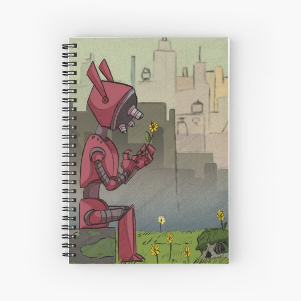 March of the Robots - Collecting Datas Spiral Notebook