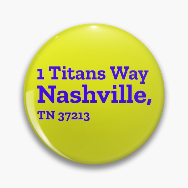 Item preview, Nashville Stadium Address designed and sold by The Chuck Wagon.