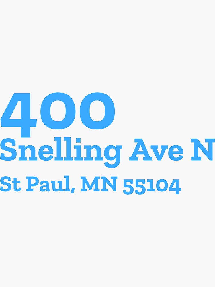 "Copy of Nashville Stadium Address" Sticker by TheChuckWagon1 Redbubble