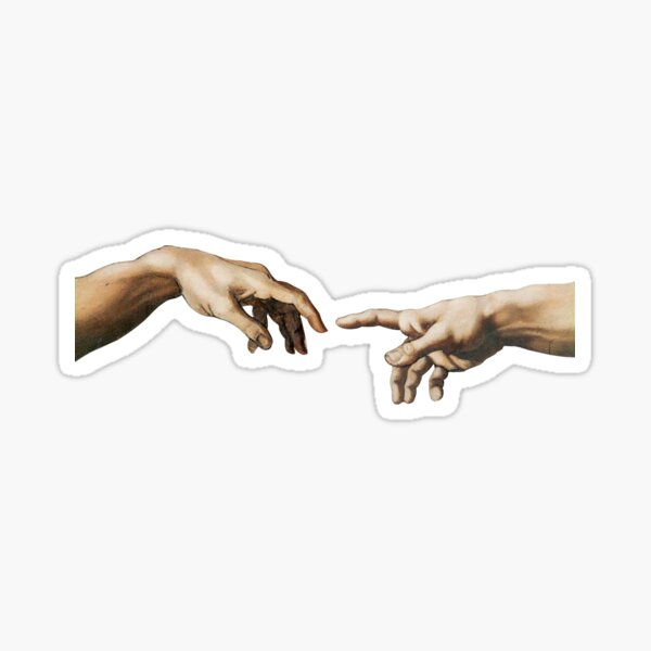 The Creation of Adam Sticker