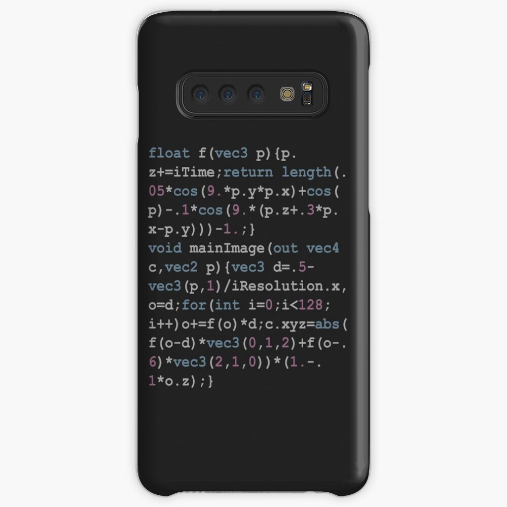 Shadertoy Size Coding Case & Skin for Samsung Galaxy