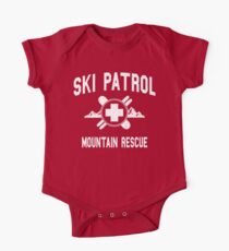 Ski Patrol & Bergrettung (Vintage-Look) Baby Body Kurzarm