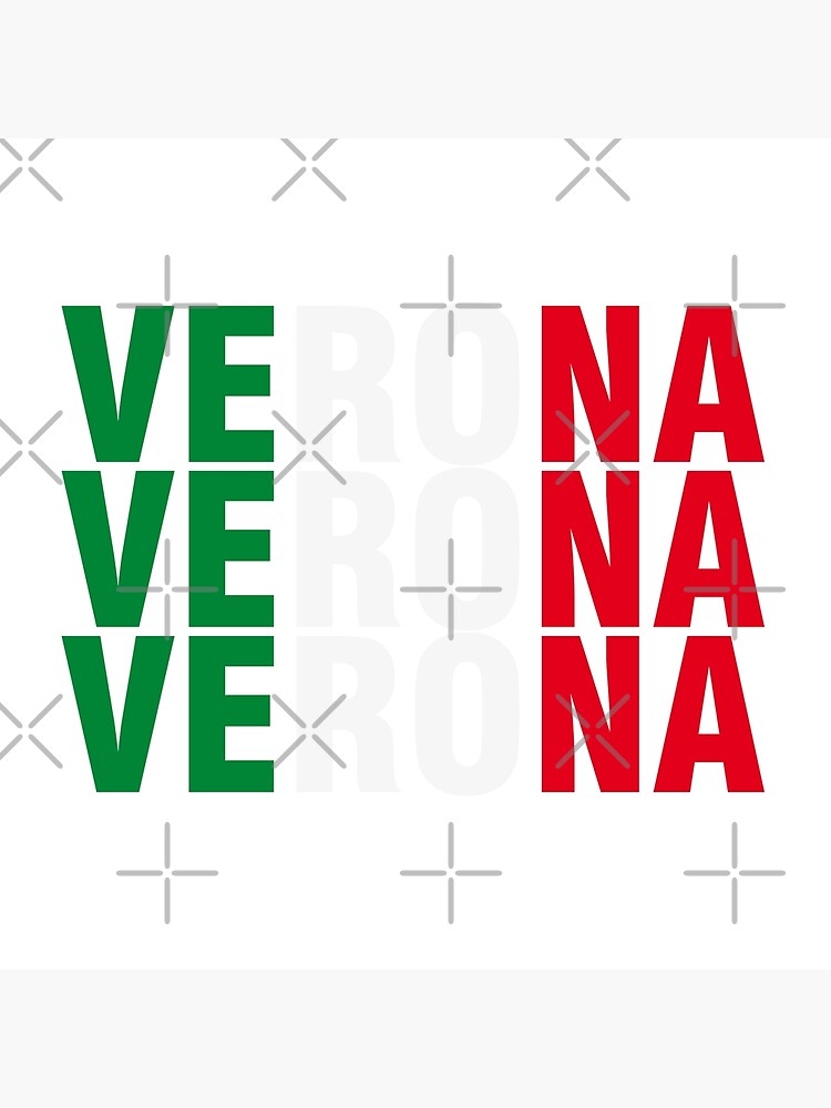"Italy leaves its mark, and so does Verona" Poster by Urosek Redbubble