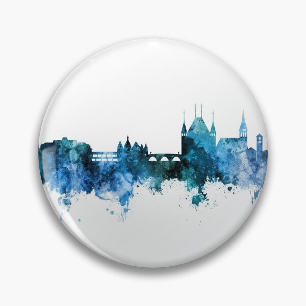 Item preview, Thun Switzerland Skyline designed and sold by ArtPrints.