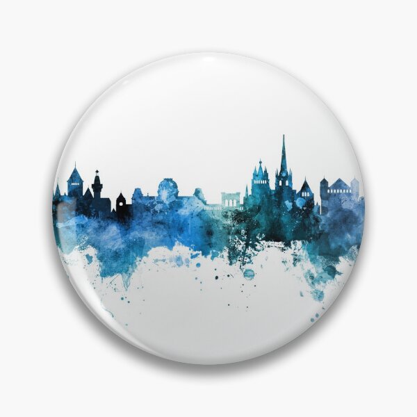 Item preview, Lausanne Switzerland Skyline designed and sold by ArtPrints.