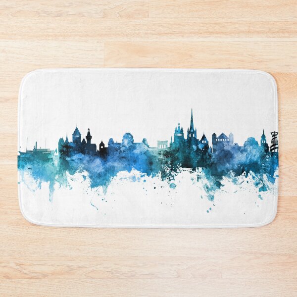 Item preview, Lausanne Switzerland Skyline designed and sold by ArtPrints.