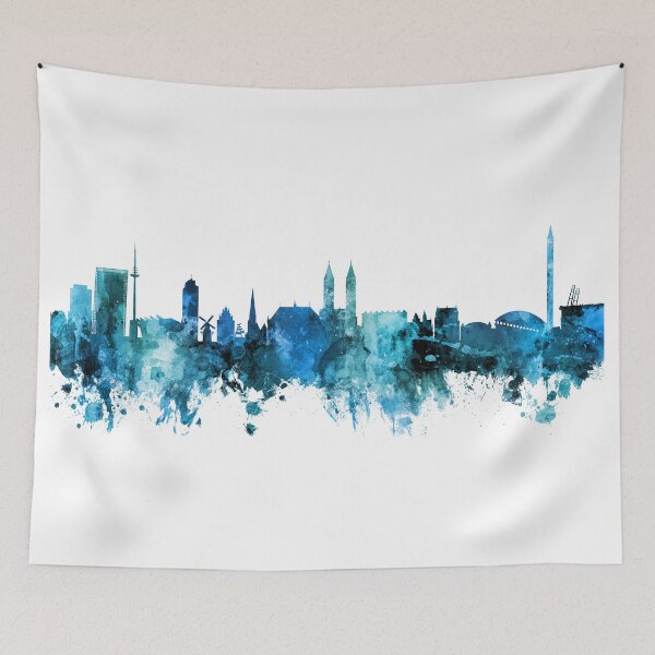 Item preview, Bremen Germany Skyline designed and sold by ArtPrints.