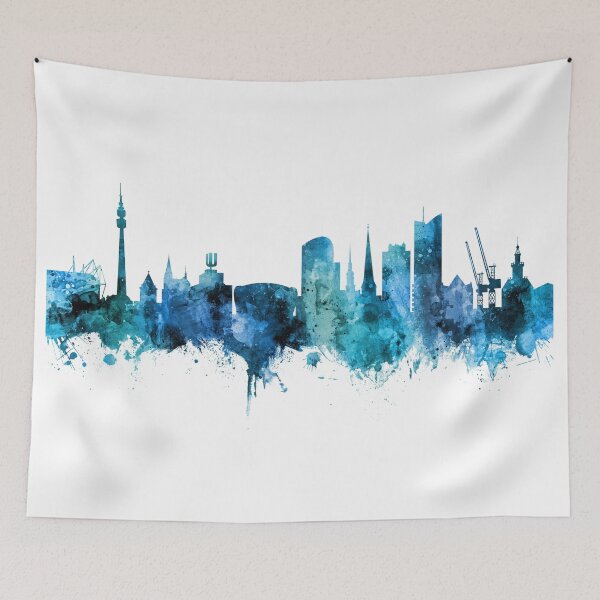 Item preview, Dortmund Germany Skyline designed and sold by ArtPrints.