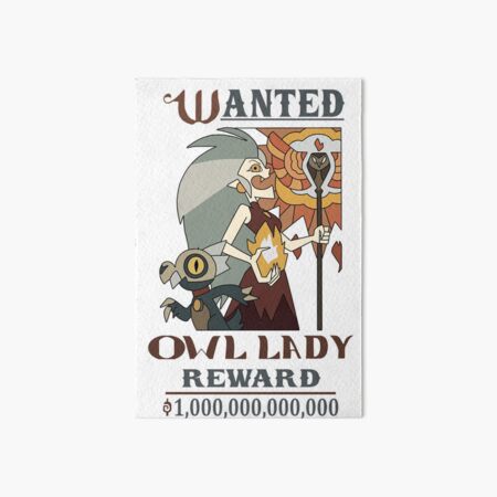 Wanted poster Art Board Print