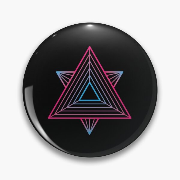 Item preview, sacred geometry, abstract triangles designed and sold by DerSenat.