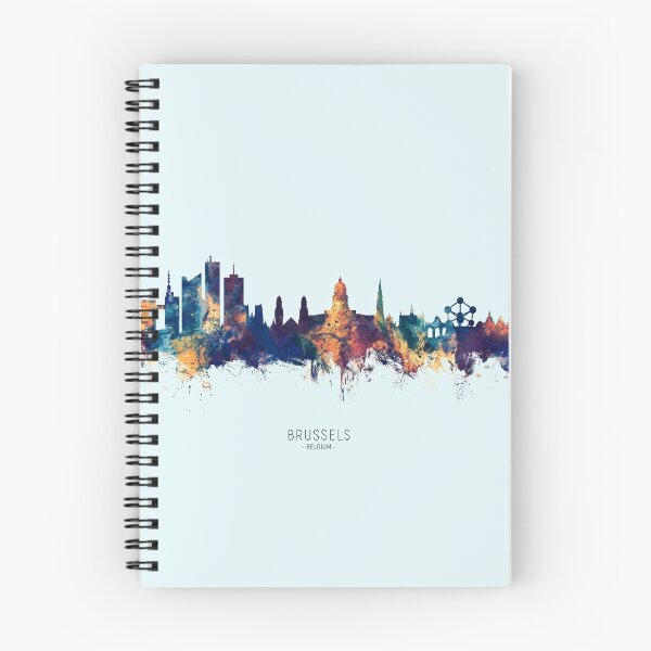 Item preview, Brussels Belgium Skyline designed and sold by ArtPrints.