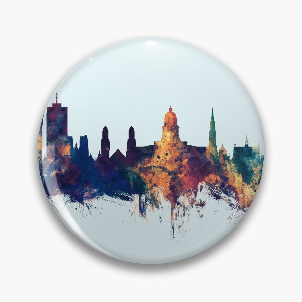 Item preview, Brussels Belgium Skyline designed and sold by ArtPrints.