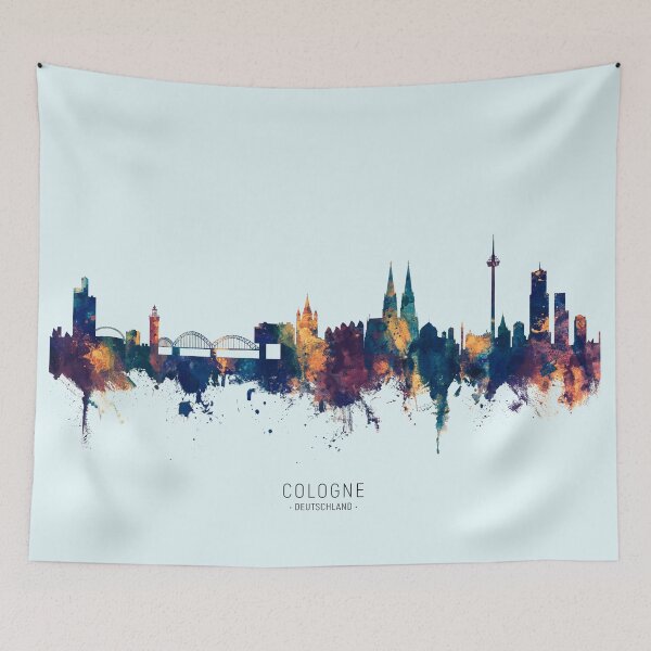 Item preview, Cologne Germany Skyline designed and sold by ArtPrints.
