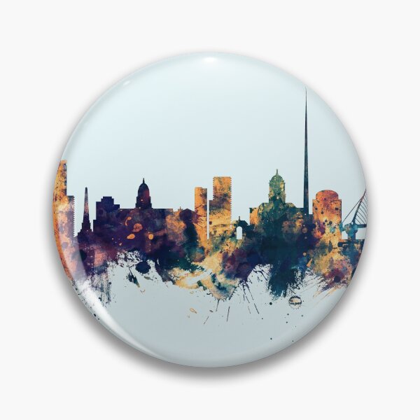Item preview, Dublin Ireland Skyline designed and sold by ArtPrints.