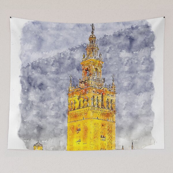 Item preview, Seville, Giralda designed and sold by AM FineArtPrints.