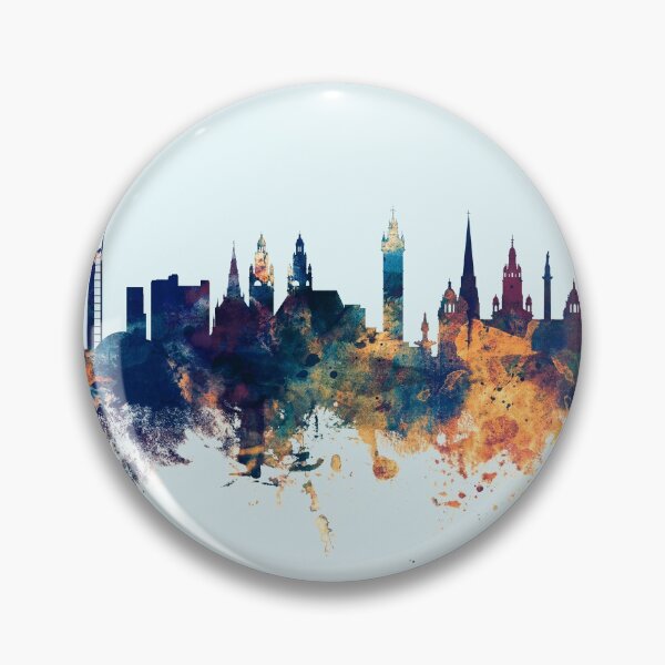 Artikelvorschau, Glasgow Scotland Skyline entworfen und verkauft von ArtPrints.