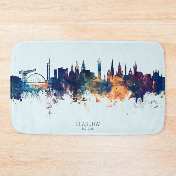 Item preview, Glasgow Scotland Skyline designed and sold by ArtPrints.