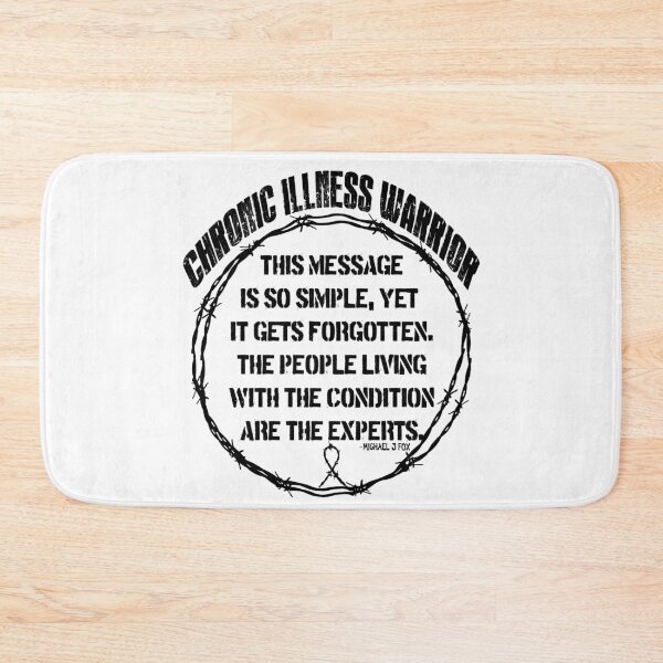 Item preview, Chronic Illness Warrior: We are the experts (black) designed and sold by spoonie-species.