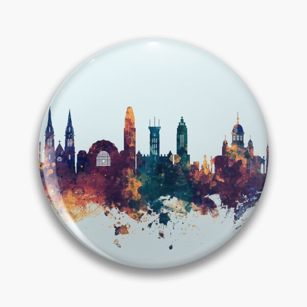 Artikelvorschau, Helsinki Finland Skyline entworfen und verkauft von ArtPrints.