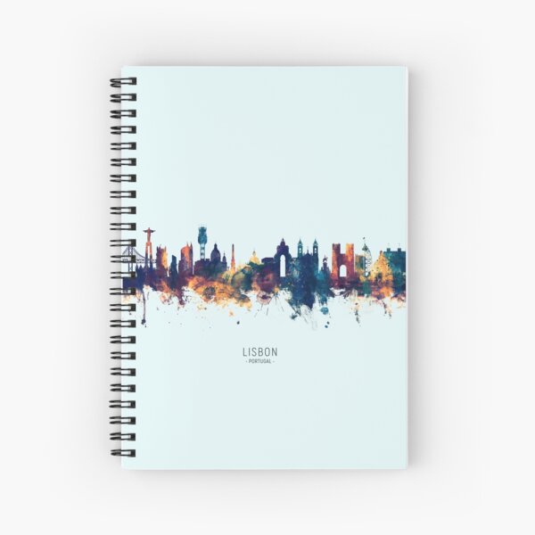 Aperçu de l'œuvre Lisbon Portugal Skyline créée et vendue par ArtPrints.