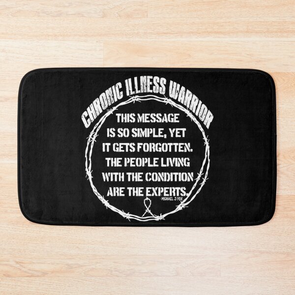 Item preview, Chronic Illness Warrior: We are the experts (white) designed and sold by spoonie-species.