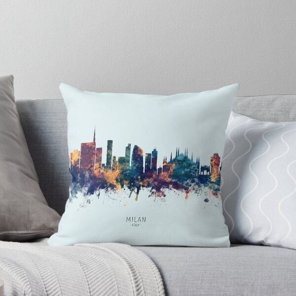 Item preview, Milan Italy Skyline designed and sold by ArtPrints.