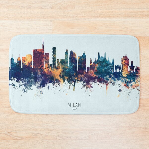Item preview, Milan Italy Skyline designed and sold by ArtPrints.