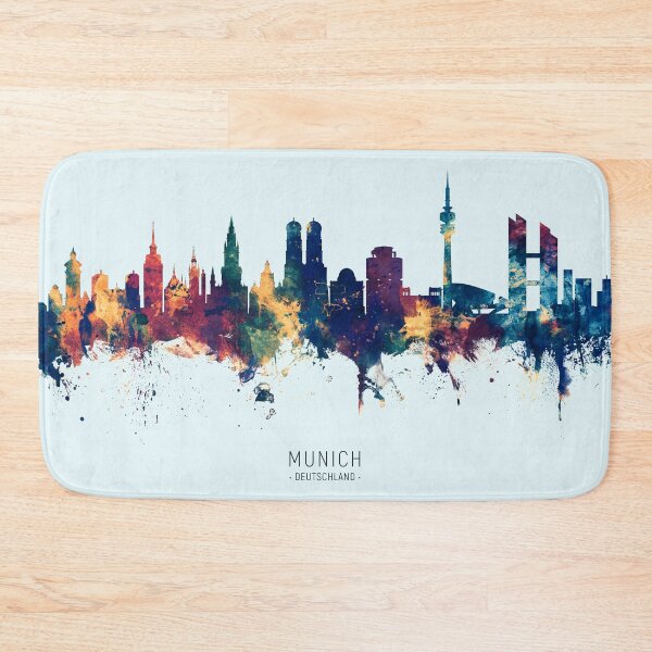 Item preview, Munich Germany Skyline designed and sold by ArtPrints.