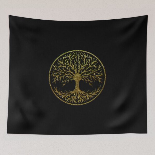 Item preview, Yggdrasil, Celtic Tree of Life, World Tree, Nature, Celts, Viking designed and sold by nitty-gritty.