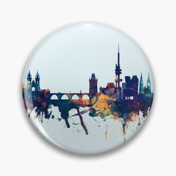 Artikelvorschau, Prague (Praha) Czech Republic Skyline entworfen und verkauft von ArtPrints.