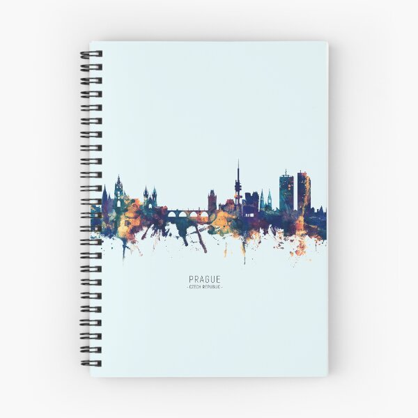 Item preview, Prague (Praha) Czech Republic Skyline designed and sold by ArtPrints.