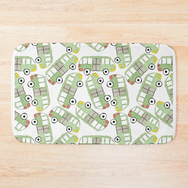 Item preview, Watercolor green toy bus  designed and sold by VadimFromm.