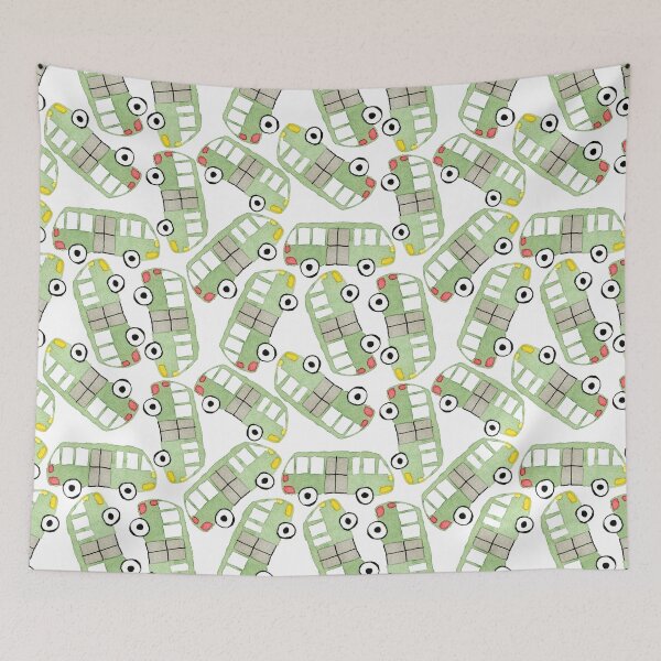 Item preview, Watercolor green toy bus  designed and sold by VadimFromm.
