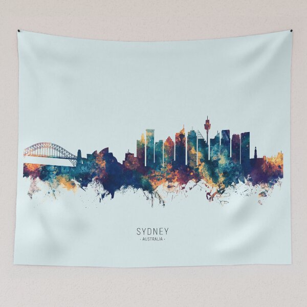 Item preview, Sydney Australia Skyline designed and sold by ArtPrints.